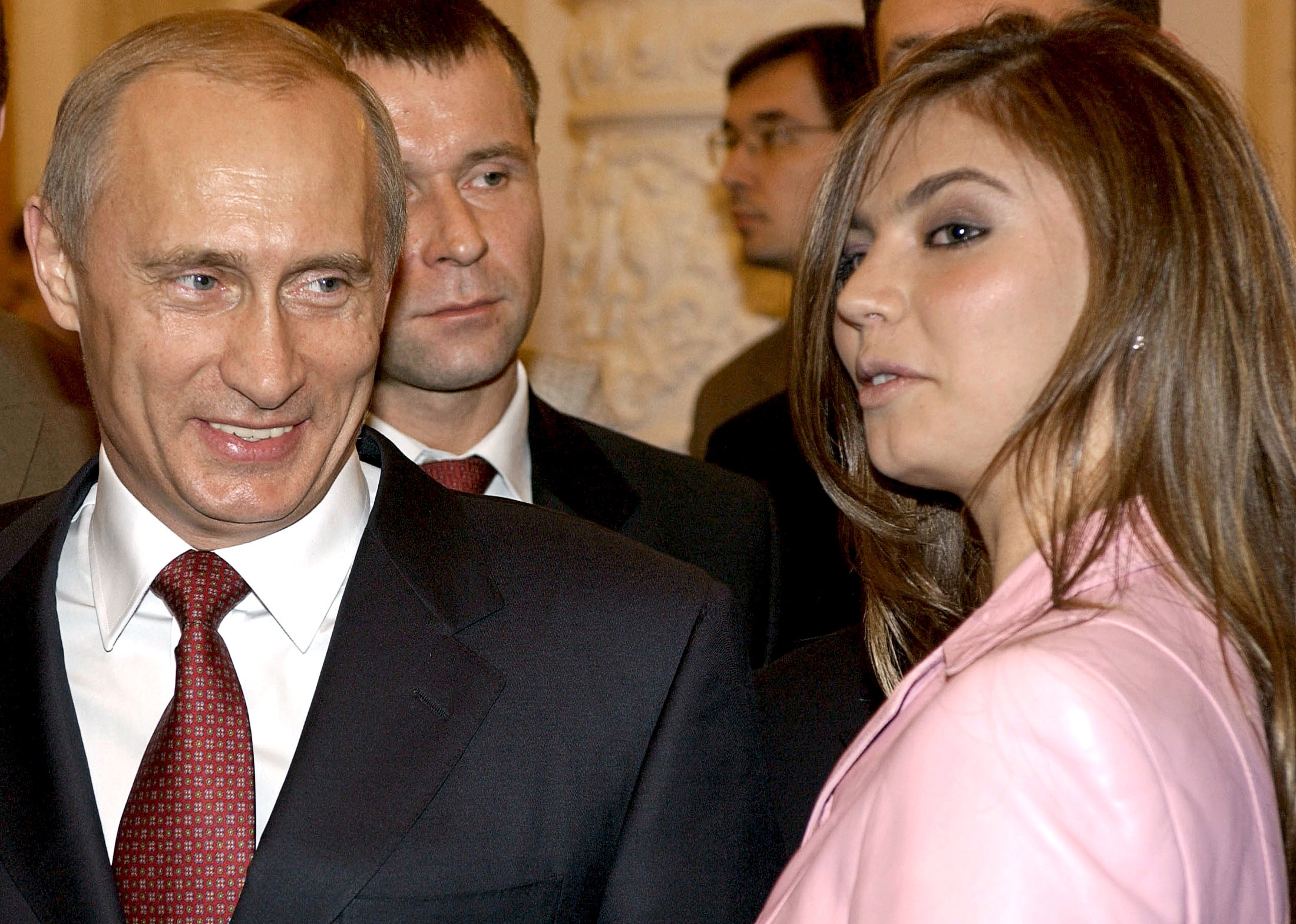 Владимир Путин и Алина Кабаева в 2004 году