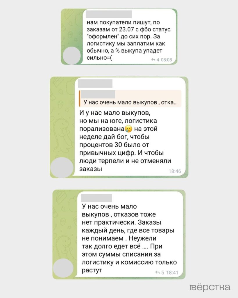 Продавцы Wildberries пожаловались на резкое падение выкупов товаров после атак на склады компании