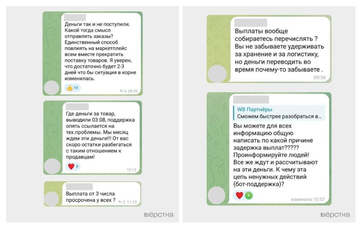 Селлеры Wildberries пожаловались на задержку выплат от продажи товаров